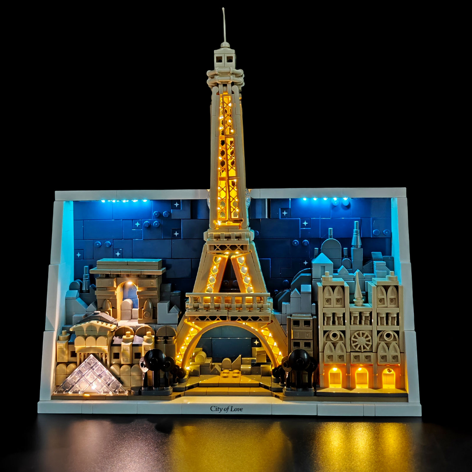Lego Set City - LYBMTWF ชุดไฟ LED ใช้งานร่วมกับเลโก้ 21064 ปารีส