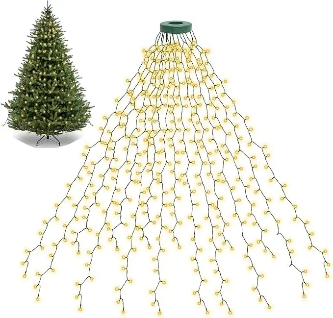 Led Fairy String Lights - ไฟต้นคริสต์มาส LED สายไฟประดับตกแต่งปีใหม่สำหรับลานบ้าน สวน 1.5 ม./2
