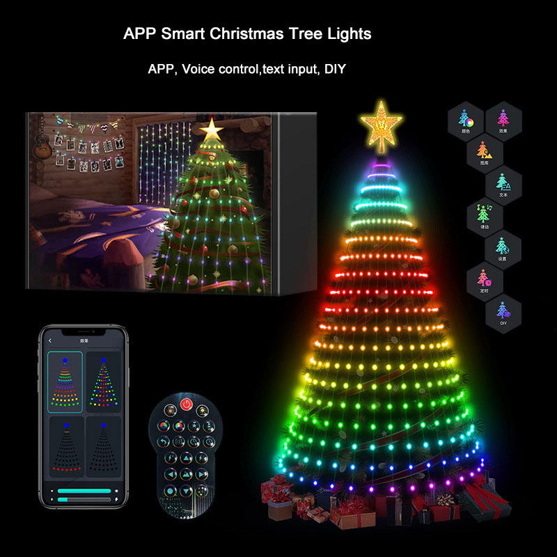 Star Tree Topper - ไฟต้นคริสต์มาสอัจฉริยะ 7 ฟุต 400 หลอด LED