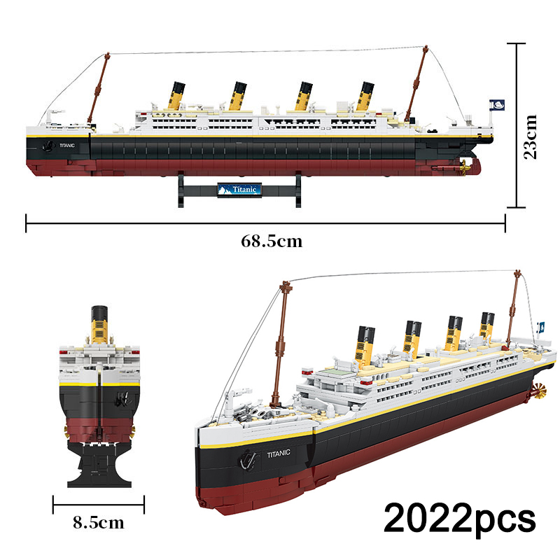 Lego Set City - ไอเดียสร้างสรรค์ Titanic รุ่น Creative Luxury Cruise
