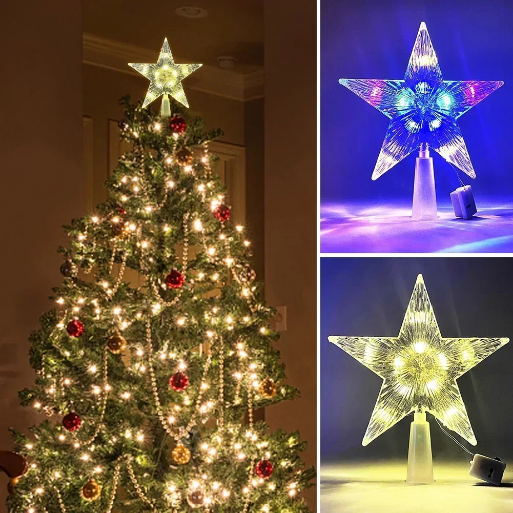 15 ซม.LED เครื่องประดับต้นคริส - Star Tree Topper บทวิจารณ์และราคา