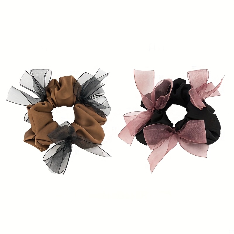 โบว์ผ้าออร์แกนซ่าทอมือ, ยางรัด - Ribbon Bow Gift บทวิจารณ์และราคา