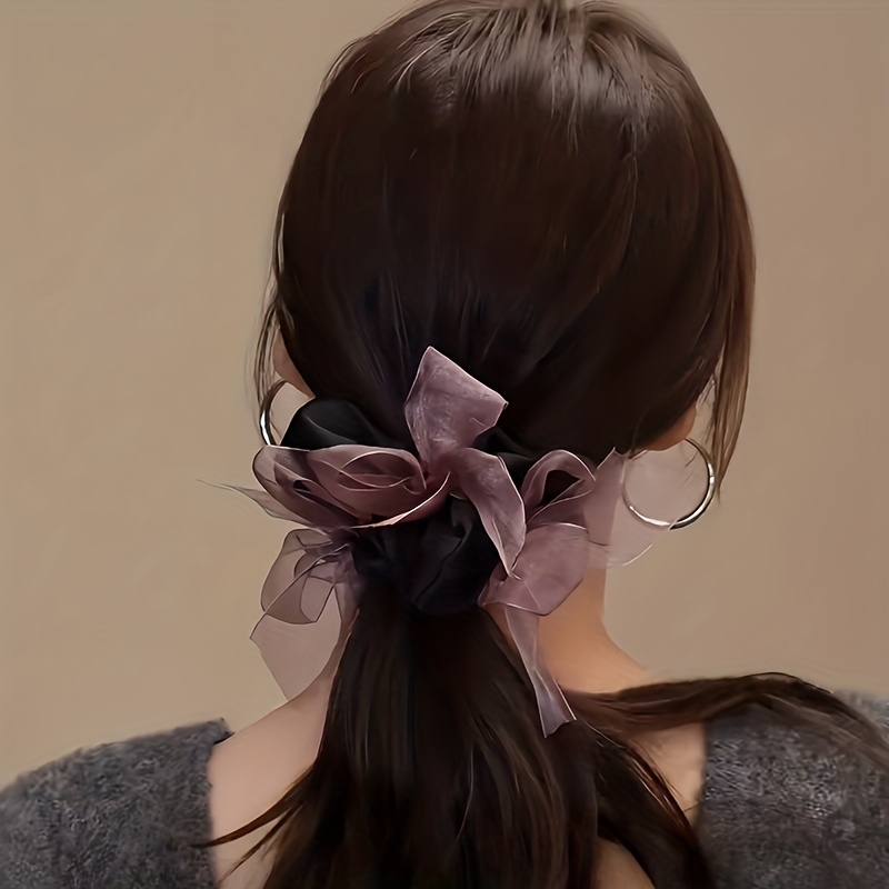 โบว์ผ้าออร์แกนซ่าทอมือ, ยางรัด - Ribbon Bow Gift บทวิจารณ์และราคา