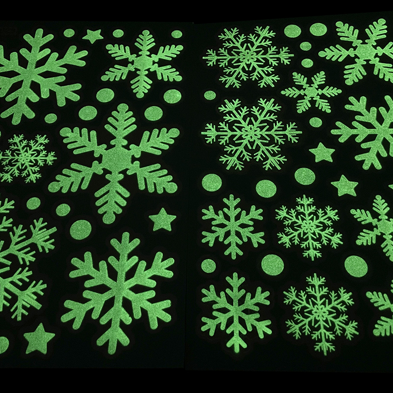 Christmas Luminous Snowflake ส - Snowflake Window Decal บทวิจารณ์และราคา