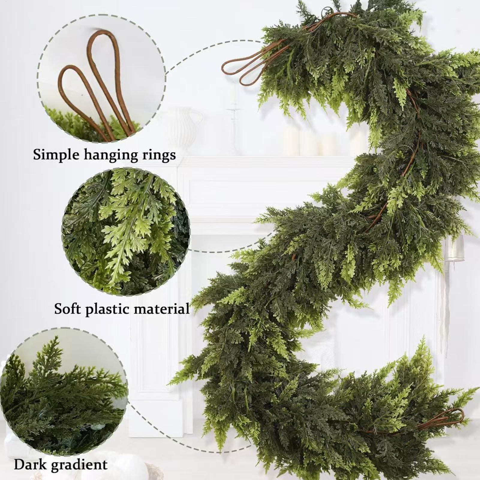 พวงมาลัยคริสต์มาสประดิษฐ์ ตกแต - Christmas Wreath Fake บทวิจารณ์และราคา