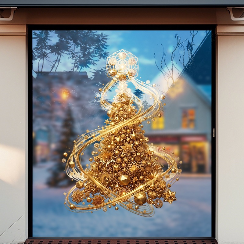 สติ๊กเกอร์ติดกระจกต้นคริสต์มาส - Snowflake Window Decal บทวิจารณ์และราคา