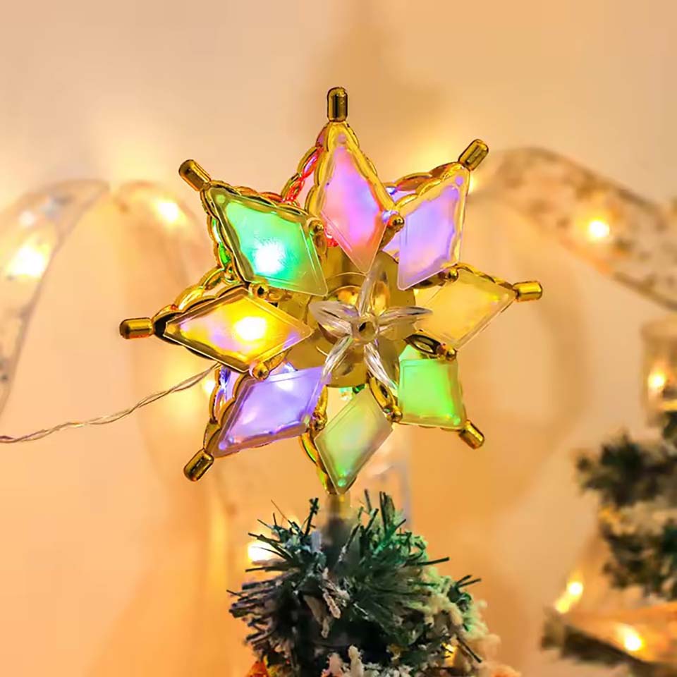 ไฟประดับต้นคริสต์มาสรูปดาวพร้อ - Star Tree Topper บทวิจารณ์และราคา
