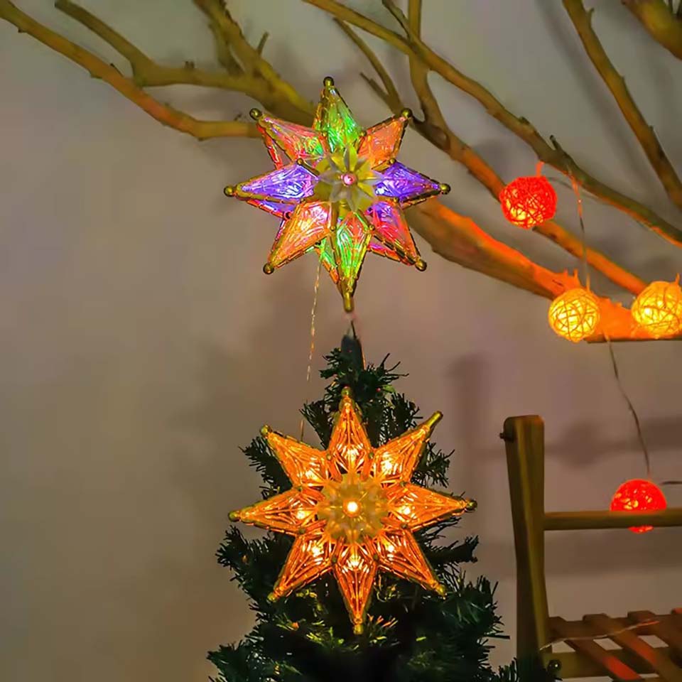 ไฟประดับต้นคริสต์มาสรูปดาวพร้อ - Star Tree Topper บทวิจารณ์และราคา