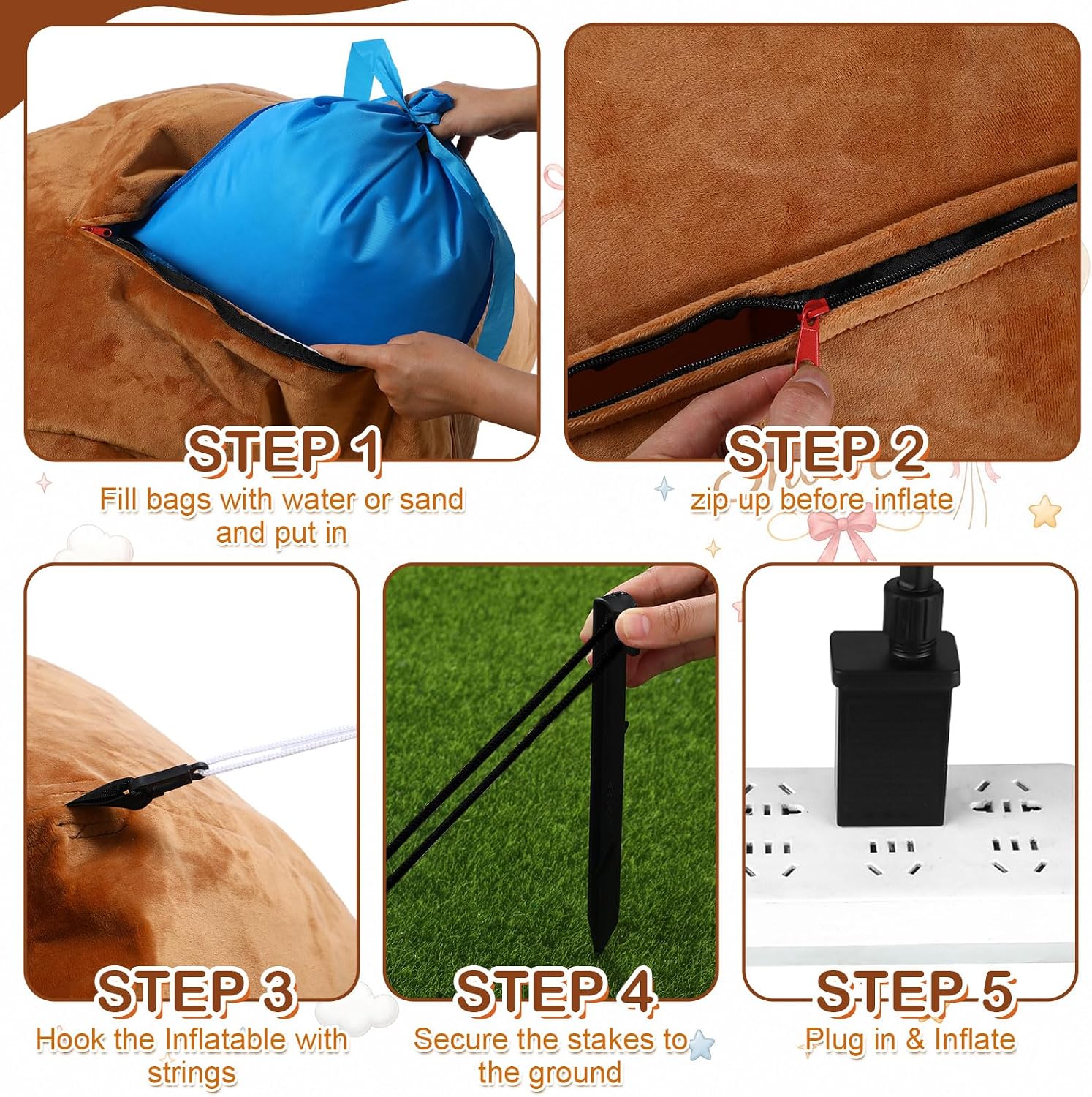 ตุ๊กตาหมีเป่าลมขนาด 6 ฟุตพร้อม - Christmas Lights Outdoor บทวิจารณ์และราคา