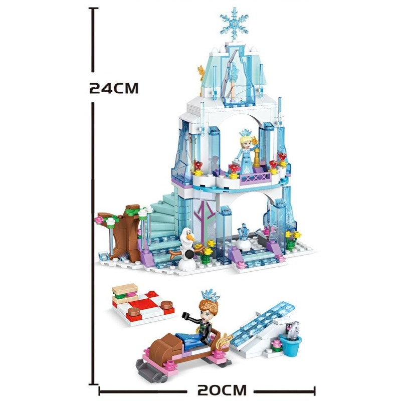 ชุดตัวต่อปราสาทน้ำแข็งเอลซ่า ข - Lego Set Technic บทวิจารณ์และราคา