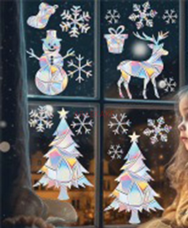 สติ๊กเกอร์ติดกระจกหน้าต่างลายค - Snowflake Window Decal บทวิจารณ์และราคา