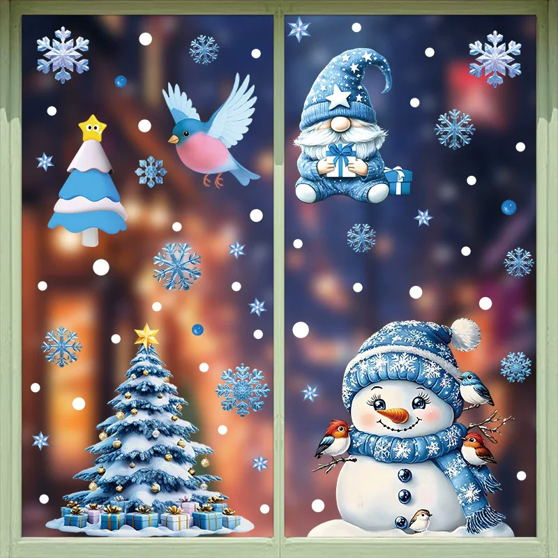 สติ๊กเกอร์ตกแต่งหน้าต่าง PVC ส - Snowflake Window Decal บทวิจารณ์และราคา