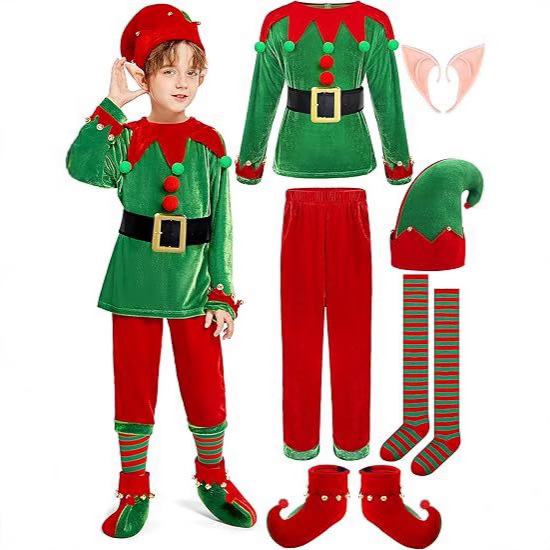 ชุดคอสตูมเอลฟ์คริสต์มาส สีเขีย - Elf Costume Christmas บทวิจารณ์และราคา