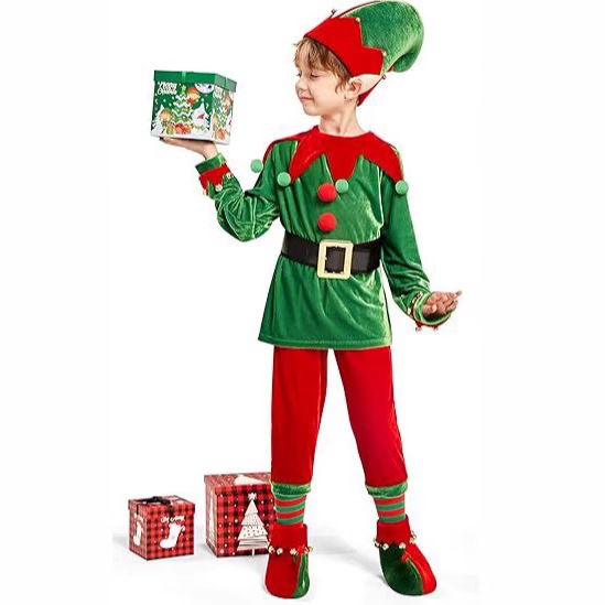 ชุดคอสตูมเอลฟ์คริสต์มาส สีเขีย - Elf Costume Christmas บทวิจารณ์และราคา