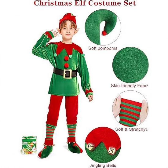 ชุดคอสตูมเอลฟ์คริสต์มาส สีเขีย - Elf Costume Christmas บทวิจารณ์และราคา
