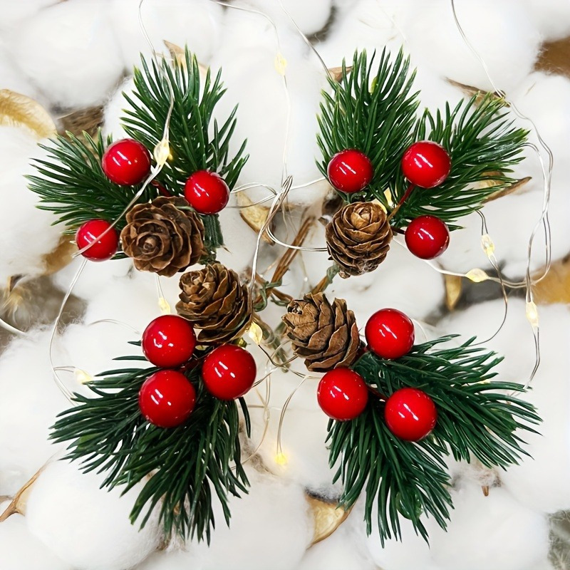ชุดกรวยสนประดิษฐ์และผลเบอร์รี่ - Christmas Tree Artificial บทวิจารณ์และราคา