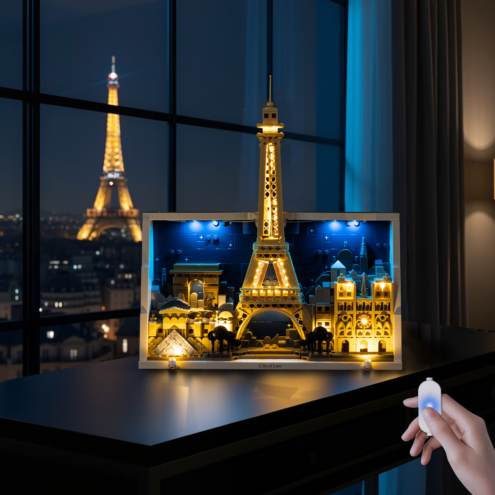 ชุดไฟ LED ใช้ได้กับเลโก้ ปารีส - Lego Set City บทวิจารณ์และราคา