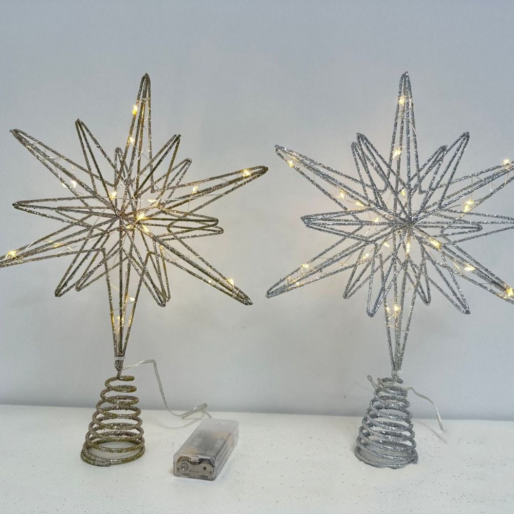 Star Christmas Tree Topper ไฟ  - Star Tree Topper บทวิจารณ์และราคา