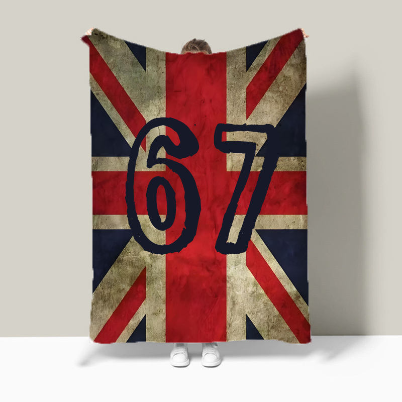 ผ้าคลุมเตียง/โซฟา/ผ้าห่มลายธงช - Christmas Throw Blanket บทวิจารณ์และราคา