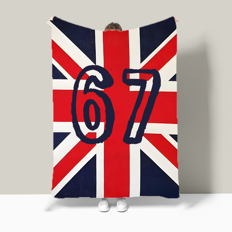 ผ้าคลุมเตียง/โซฟา/ผ้าห่มลายธงช - Christmas Throw Blanket บทวิจารณ์และราคา