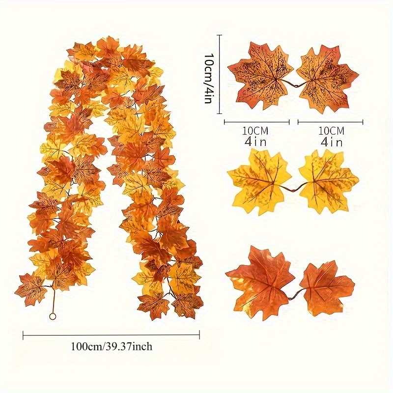 พวงใบเมเปิลประดิษฐ์ขนาด 100 ซม - Christmas Wreath Fake บทวิจารณ์และราคา