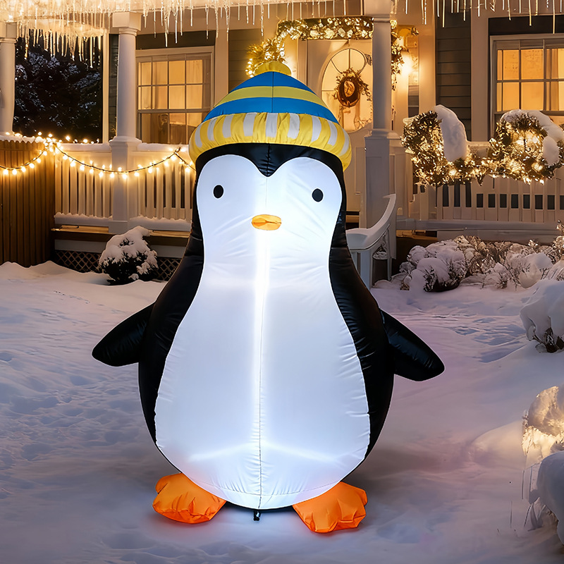 โมเดลเป่าลมรูปเพนกวินคริสต์มาส - Christmas Lights Outdoor บทวิจารณ์และราคา