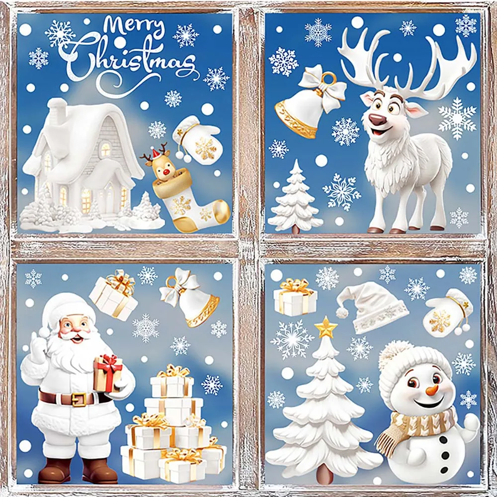 9 ชิ้น/เซ็ตสติกเกอร์หน้าต่างคร - Snowflake Window Decal บทวิจารณ์และราคา