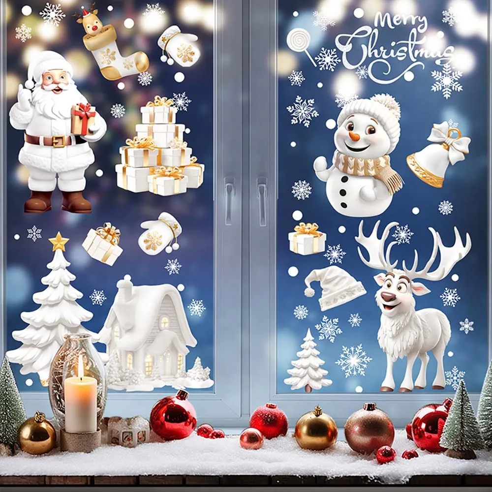 9 ชิ้น/เซ็ตสติกเกอร์หน้าต่างคร - Snowflake Window Decal บทวิจารณ์และราคา