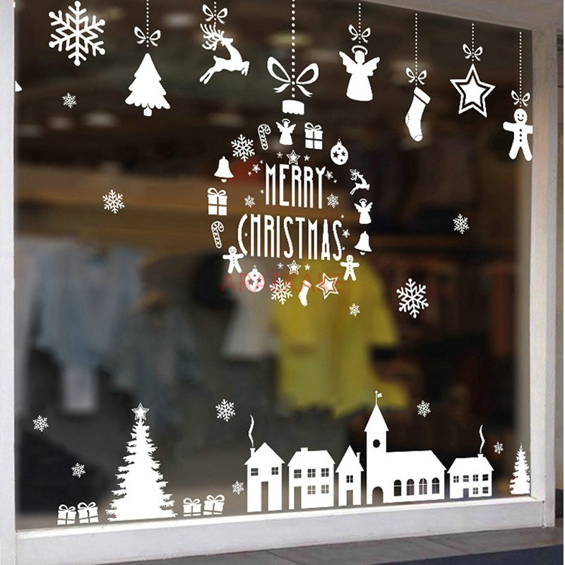 สติ๊กเกอร์ติดผนังลายกระจกหน้าต - Snowflake Window Decal บทวิจารณ์และราคา